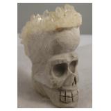Crystal Stone Carved Skull
