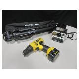DeWalt Drill, Targus Tripod & Polaroid 2209 Camera
