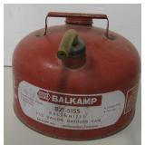 NAPA Balkamp 2.5 Gallon Metal Gas Can