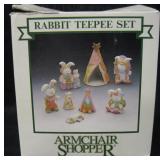 Armchair Shopper Rabbit Teepee Set - Incomplete