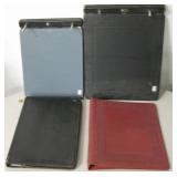 Vintage Ledger Books, Binders & Desk Book