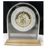 World Mantle Clock 9" X 9.75" -Needs Batteries