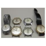 Lot Of 6 Vintage Timex Wrist Watches