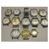 Lot Of 12 Vintage Wrist Watches