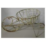 Decorative Wrought Iron Centerpiece Basket