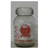 Vintage Arden 1 Gallon Cottage Cheese Jar