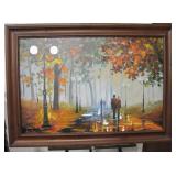 Leonid Afremov Framed Oil Painting On Canvas