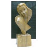 12" Tall Madonna Wood Carving