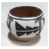 2.5" Tall Ceramic Santo Domingo Native Bowl