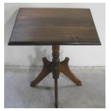 Eastlake Base Wood Accent Table - 25.5" Tall