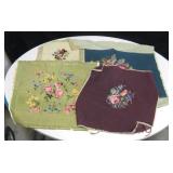 Lot Of 4 Miscellaneous Cross Stitch Pieces