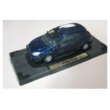 9" Ford Focus Metal Car On Plastic Display