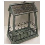 Decorative Hanging Wood Flower Holder