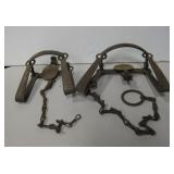 Lot Of 2 Leg Hold Traps