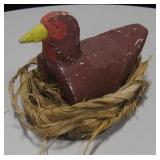 Navajo Marked Folk Art Chicken - 10" Tall