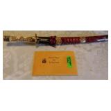 Silver Castle Sword w/ Sheath - Includes Paperwork