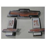 3 Vintage Chevrolet Vehicle Emblems