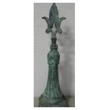 Brass Fence Topper Or Shelf Decor - 12" Tall