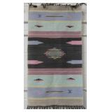 38" x 19" Woven Southwestern Style Rug