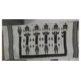 64" x 28" Woven Southwestern Rug