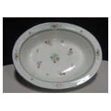Noritake Brittany 7195 Oval China Bowl 10" x 7.75"