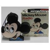 Vtg Mickey Mouse Transistor Radio Model 179