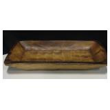 Hand Carved Wood Bowl - 20" x 10" x 3"