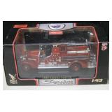NIB Signature Series 1:43 Scale Fire Truck