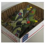 3 Scale Model Military Aircraft - Longest Is 8"