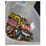 Large Tub w/ Toy Cars - Matchbox, Hot Wheels, etc