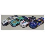 Lot Of 4 Die-Cast NASCAR Cars - 8" Long
