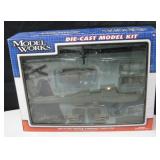 NIB Model Works Die Cast Apache Helicopter