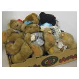 Box Of Baseball & Headline Bears w/ Tags