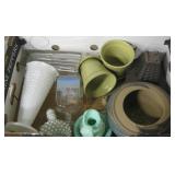 Assorted Vases, Planter Bowls & More