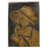 Germany 3-D Wood Carving - 7.5" x 11"