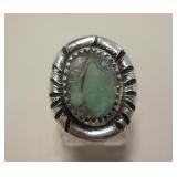 Sterling Silver & Utah Turquoise SW Ring