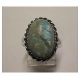 Sterling Silver & Utah Turquoise SW Ring