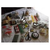 Misc. Household Lot - Tape Measures, NIP Items etc