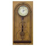 22.5" Tall Austin Clock Co. Pendulum Wall Clock