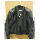 Frank Thomas Black Motorcycle Jacket - Size M