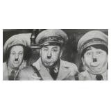 Vintage Three Stooges "Hitler" Photo - Framed