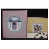 Original Tori Garretson Framed Mixed Media Art