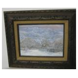 Framed Southwestern Print - 25.5" x 22"