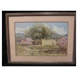 Framed Southwestern Print 31" x 23.5"