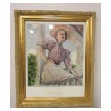 Framed Robert Reid "Summer Girl" Print