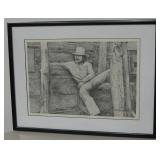 Pencil Signed & Numbered Framed Print 26.5" x 20"