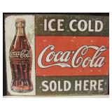 16" x 12.5" Coca-Cola Repro Metal Sign