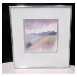 Framed Susan Hechtrand Signed Watercolor