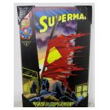 New 13" x 19" Superman On Wood Wall Plaque