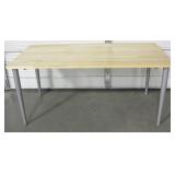 63" x 31.5" Wood Top Table - 28.5" Tall